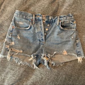 Agolde Parker shorts in swampmeet